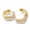 Rack Plating Ring Brass Hoop Earrrings EJEW-L097-03G-2