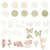 3 Sets 3 Styles Vintage Lace Cut Scrapbook Paper Pads DIY-GF0011-40-1
