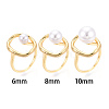 Oval Brass Cup Peg Ring Settings LS-KK-N274-38G-4