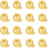 80Pcs Brass Crimp Beads KK-BBC0025-89G-7