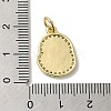 Brass Micro Pave Cubic Zirconia Pendants KK-K354-02G-E-3