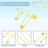 300Pcs 6 Styles Iron Safety Pins NEED-YW0001-08-3