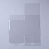 Foldable Transparent PVC Boxes X-CON-WH0068-94F-2