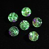 Luminous Handmade Enamel Gold Sand Glass Beads Strands LAMP-U004-08F-1