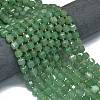 Natural Green Aventurine Beads Strands G-K389-A19-01-2