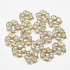 Brass Cubic Zirconia Pendants X-KK-T032-031G-2
