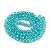 Transparent Glass Imitation Cat Eye Beads Strands GLAA-Q110-01B-07-2