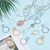 24Pcs 6 Styles Alloy Open Back Bezel Pendants FIND-SP0006-06-4