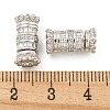 925 Sterling Silver Micro Pave Cubic Zirconia Screw Clasps STER-U001-05A-P-3
