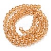 Transparent Electroplate Glass Beads Strands LS-EGLA-A039-T4mm-A18-3