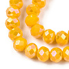 Electroplate Glass Beads Strands EGLA-A034-P2mm-B26-3