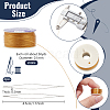 2 Rolls Special Coated Polyester Beading Threads OCOR-NB0002-06D-2