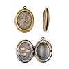 Brass Locket Pendants X-KK-MSMC002-M6-2