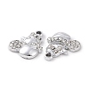 Alloy Crystal Rhinestone Pendants ALRI-C008-40P-2