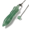 Natural Green Aventurine Pointed Dowsing Pendulums G-F758-F03-P-2