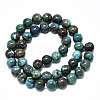 Natural Wave Jasper Beads Strands G-R485-10-8mm-1-2