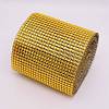 24 Rows Plastic Mesh Rhinestone Trimming DIY-WH0183-43C-1