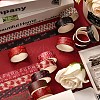 18 Rolls Valentine's Day Paper Decorative Paper Tapes Set STIC-H002-07-3