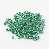 Plated Glass Bugle Beads SEED-R043-08-3