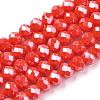 Electroplate Glass Beads Strands LS-EGLA-A044-P3mm-A03-1