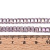 Electroplate Opaque Glass Beads Strands EGLA-N022-09A-C02-4