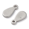 Non-Tarnish 201 Stainless Steel Charms STAS-K259-09P-2