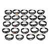 Natural Gemstone & Braided Microfiber Leather Multi-strand Bracelets for Women Men GG-CBAEA55-01-2
