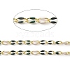 Brass Enamel Curb Chains CHC-C003-13G-17-2