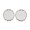 304 Stainless Steel Cabochon Settings STAS-P249-16E-P-1