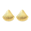 Shell Shape 304 Stainless Steel Stud Earrings EJEW-A125-67G-2