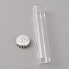 Transparent Glass Bottle Pendants LS-GLAA-WH0039-03S-2
