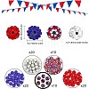 SUPERFINDINGS 80Pcs 5 Style Polymer Clay Rhinestone Beads RB-FH0001-07-2