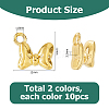 20Pcs 2 Colors 304 Stainless Steel Charms STAS-HS0001-88-2