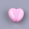 Opaque Solid Color Acrylic Beads X-MACR-T030-04-2