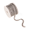 304 Stainless Steel Cuban Link Chains CHS-CJ0001-28P-5