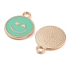 Alloy Enamel Pendants PALLOY-S192-04G-01-2