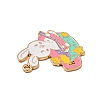 Cartoon Alloy Enamel Pendants ENAM-G207-01D-LG-3