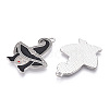 Halloween Theme Rack Plating Luminous Alloy Enamel Pendants ENAM-N056-235P-1-3