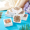 White Cardstock Flower Printed Paper Packaging Mailer Boxes CON-TAC0022-01-9