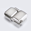 Tarnish Resistant 304 Stainless Steel Magnetic Clasps with Glue-in Ends X-STAS-P181-25P-3