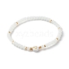 Glass Beads Stretch Bracelets Sets BJEW-JB06575-02-7