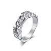 Retro Neutral Style Titanium Steel Ring PW-WGC3765-04-1