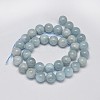 Round Natural Aquamarine Bead Strands G-F289-01-10mm-A-2