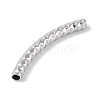 304 Stainless Steel Curved Tube Beads STAS-M071-03I-P-3