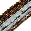 Natural Mixed Gemstone Beads Strands G-A097-D03-07-2