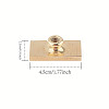 Wax Seal Brass Stamp Head AJEW-WH0215-035-2