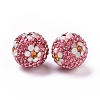 Polymer Clay Rhinestone Beads LS-RB-L029-03K-2
