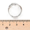 Non-Tarnish 304 Stainless Steel Adjustable Rings RJEW-P080-01P-4