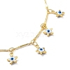 Brass Charm Bracelets BJEW-JB05476-2