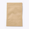 Kraft Paper Zip Lock bag OPP-WH0003-01A-2